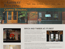 Tablet Screenshot of gilbertbuilding.com